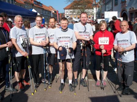 Einige Nordic Walker Einige Nordic Walker